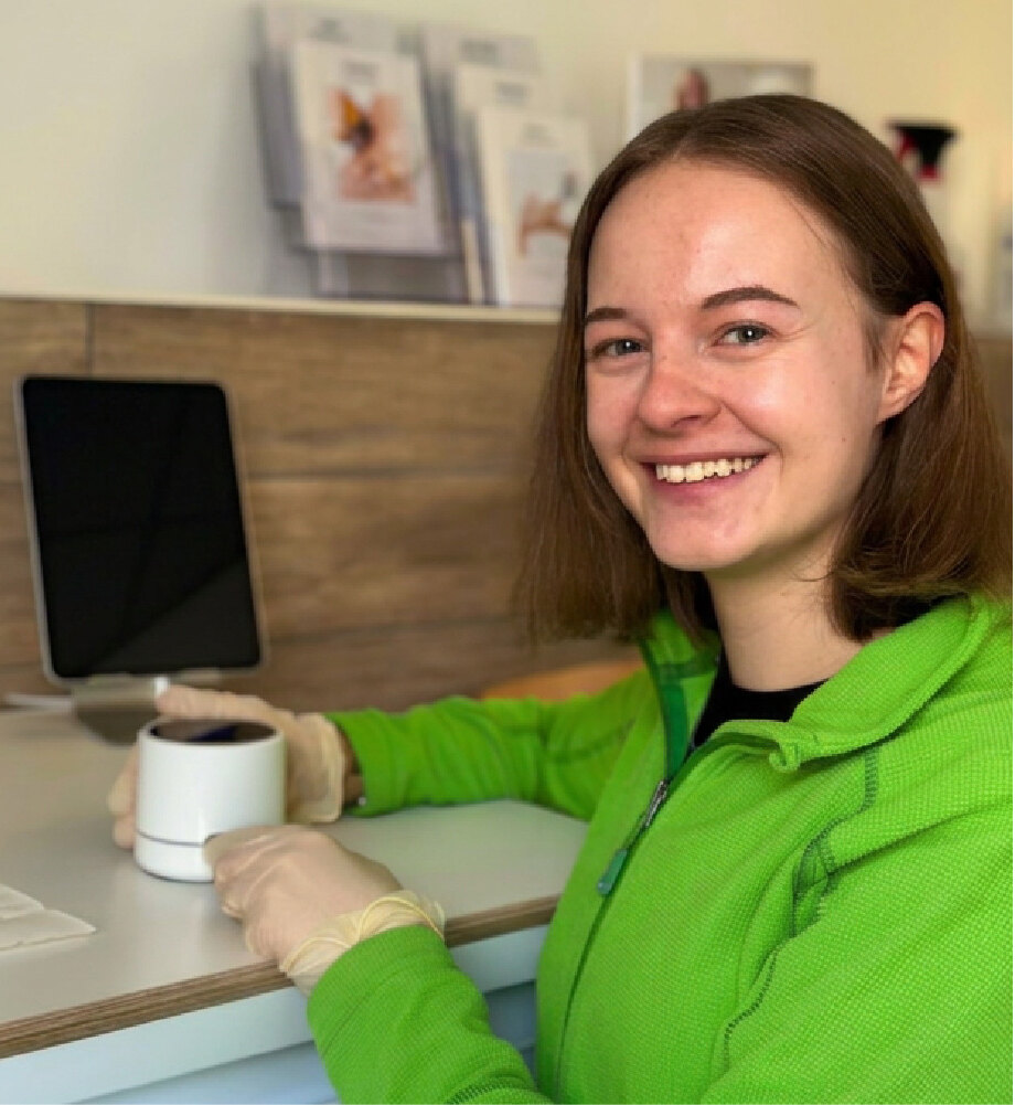 Pharmacy staff at the counter